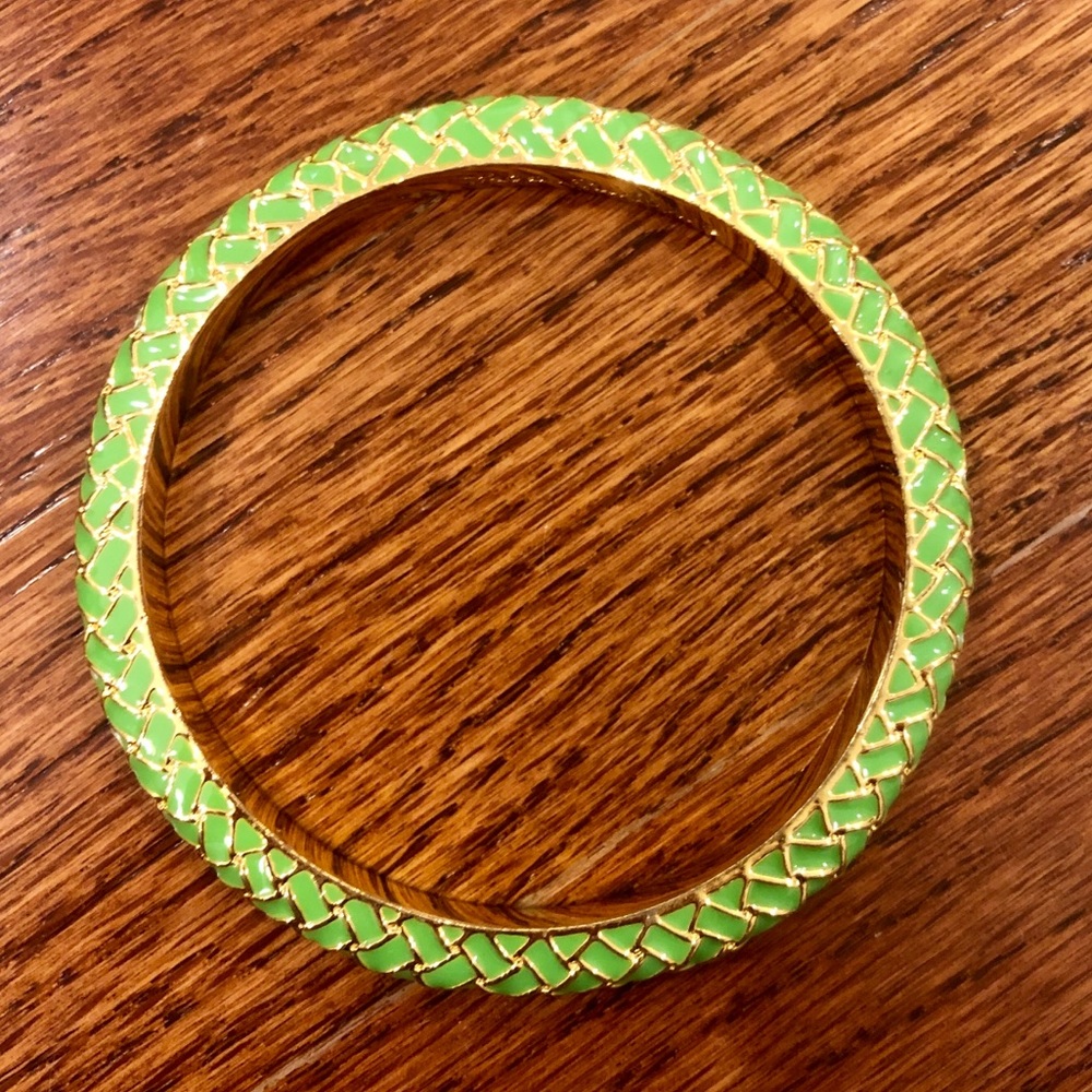 Lilly Pulitzer bracelet, green and gold